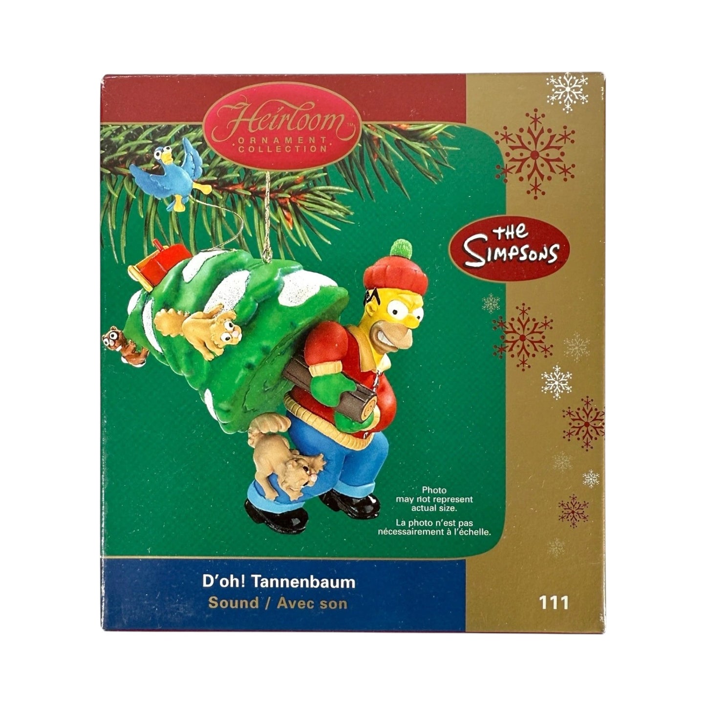 2005 D'oh! Tannenbaum Carlton Cards Ornaments (The Simpsons) CXOR-111N Image2