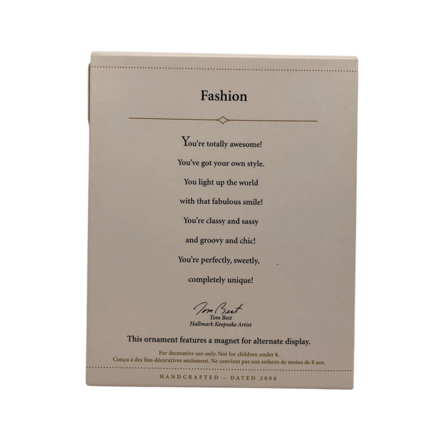 2006 Fashion (Girl)