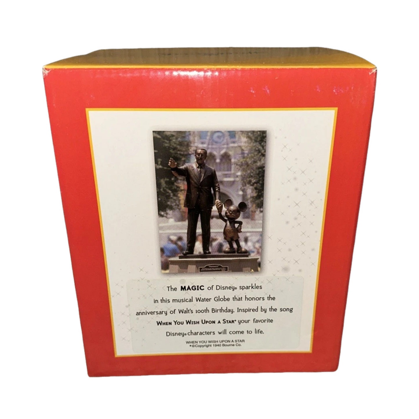 2001 Musical Birthday Water Globe (Disney)