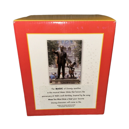 2001 Musical Birthday Water Globe (Disney)