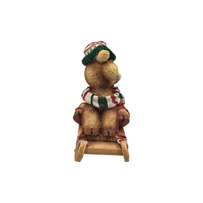 1994 Woopsie – Deer on Skates Figurine (Animal)