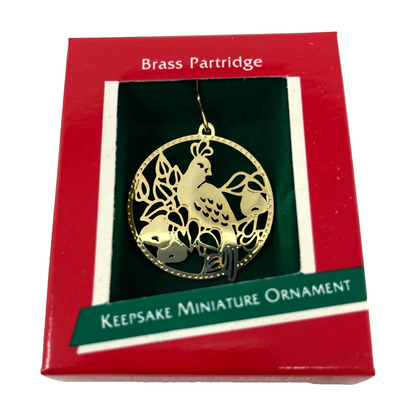 1989 Brass Partridge (Bird)
