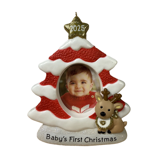 2025 Baby's First Christmas (Photo Holder) () QGO1915