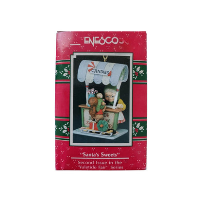 1990 Santa's Sweets - Second Issue in the "Yuletide Fair" Series (Christmas Window)