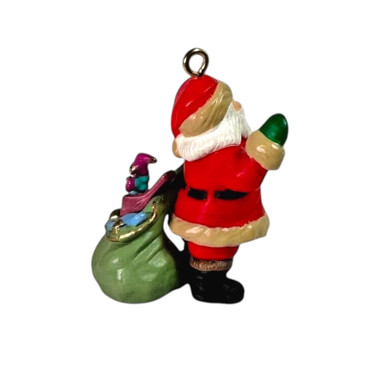 1994 Jolly VIsitor Hallmark Ornament (Santa Claus) QXM4053 Image5