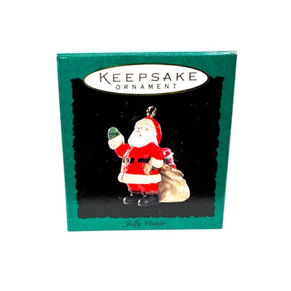 1994 Jolly VIsitor Hallmark Ornament (Santa Claus) QXM4053 Image2