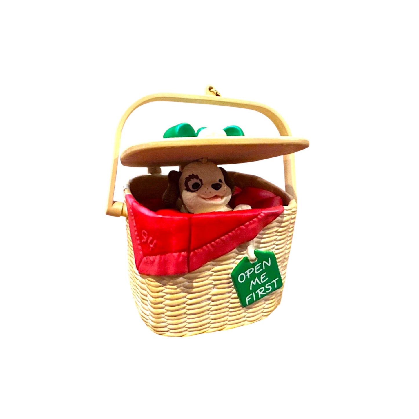 1994 Peekaboo Pup Hallmark Ornament (Puppy) QLX7423 Image4