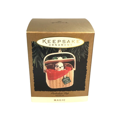 1994 Peekaboo Pup Hallmark Ornament (Puppy) QLX7423 Image2