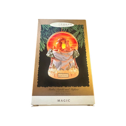 1994 Simba, Sarabi, and Mufasa Hallmark Ornament (Lion King) QLX7513 Image2