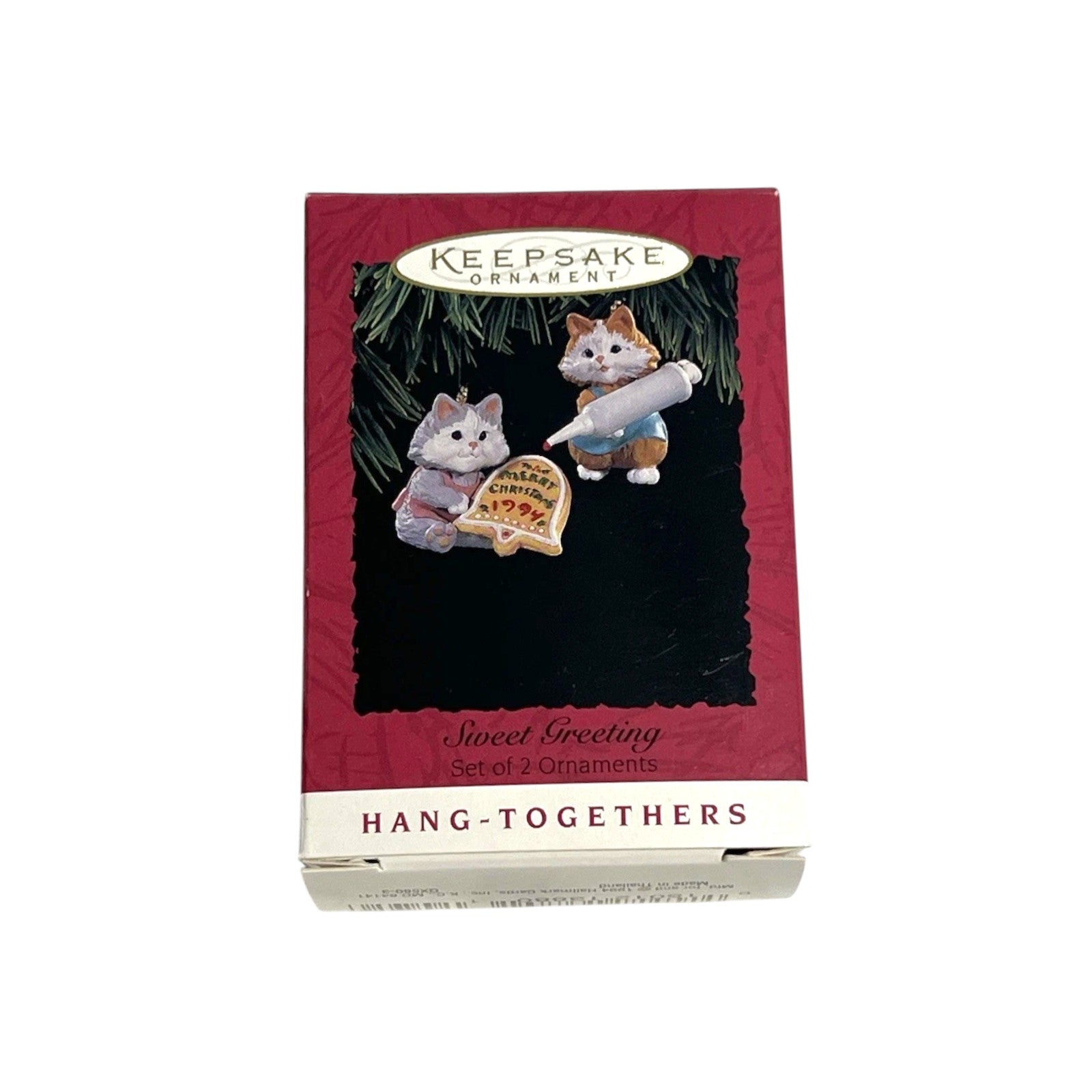 1994 Sweet Greeting Hallmark Ornament (Kitten) QX5803 Image2