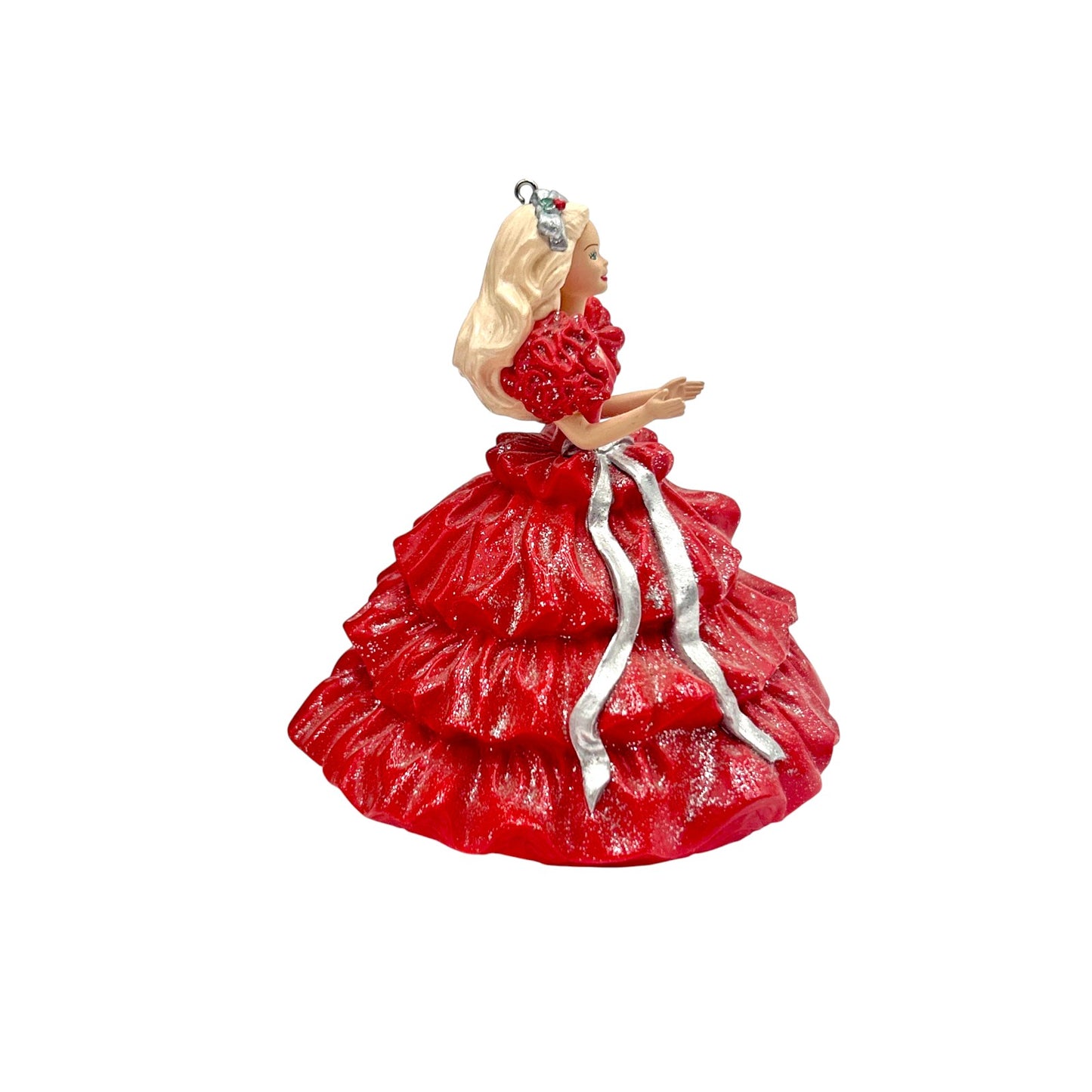 1996 Hallmark Ornament (1988) Happy Holidays Barbie Hallmark Ornament (Holiday Barbie Collector's Club) QXC4181 Image4