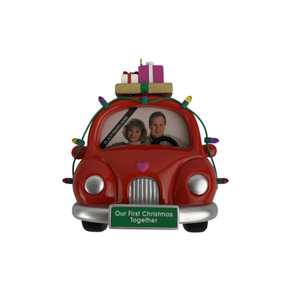 1995 Our First Christmas Hallmark Ornament (Photo Holder) QX5807 Image1