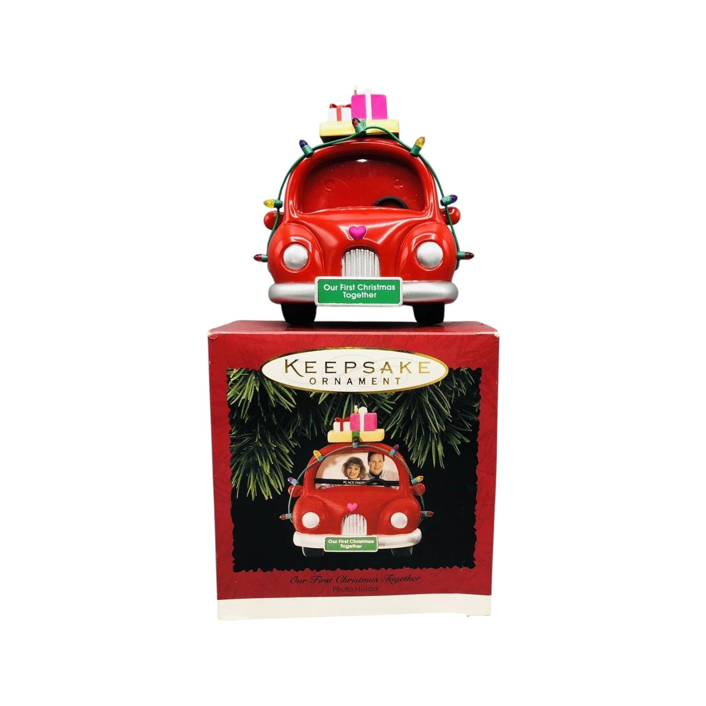 1995 Our First Christmas Hallmark Ornament (Photo Holder) QX5807 Image7