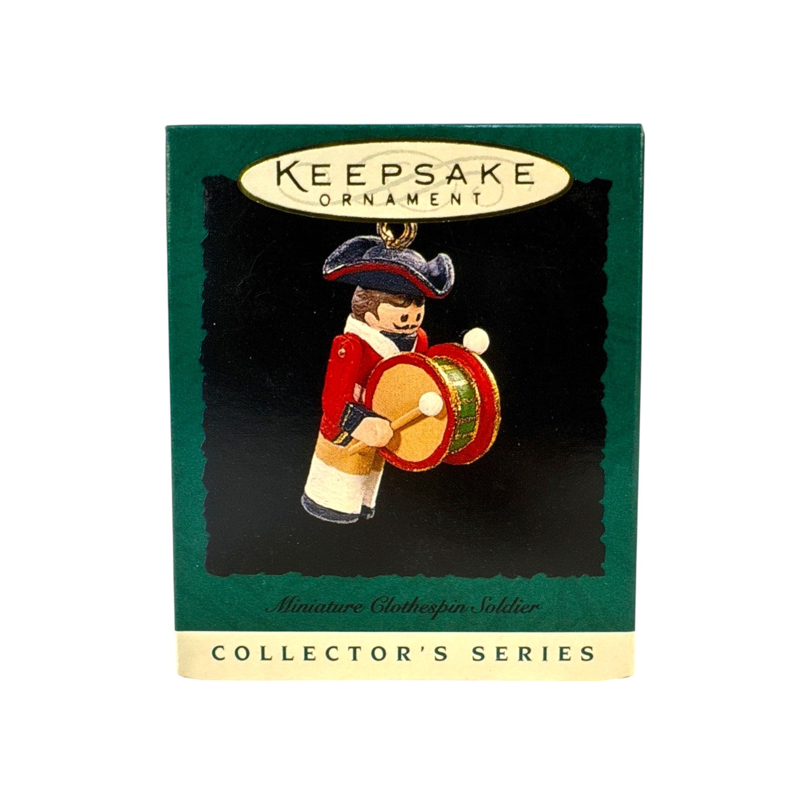 1996 Miniature Clothespin Soldier Hallmark Ornament (Miniature Clothespin Soldier) QXM4144 Image2