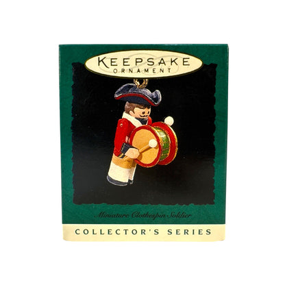 1996 Miniature Clothespin Soldier Hallmark Ornament (Miniature Clothespin Soldier) QXM4144 Image2