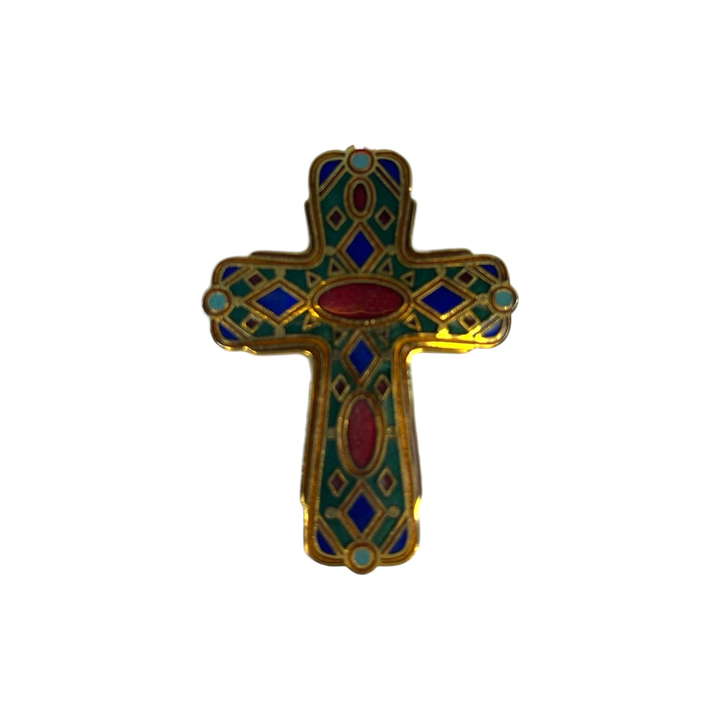 1998 Cross of Peace Hallmark Ornament (Cross) QX6856 Image3