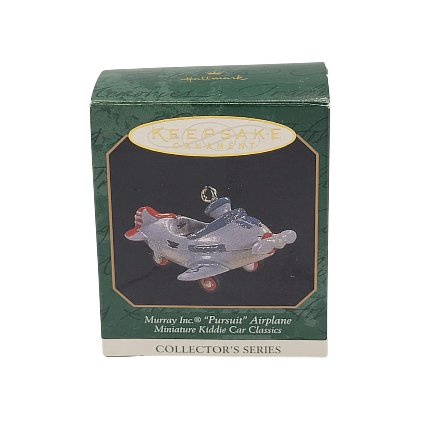 1997 Pursuit Airplane Hallmark Ornament (Miniature Kiddie Car Classics) QXM4132 Image2