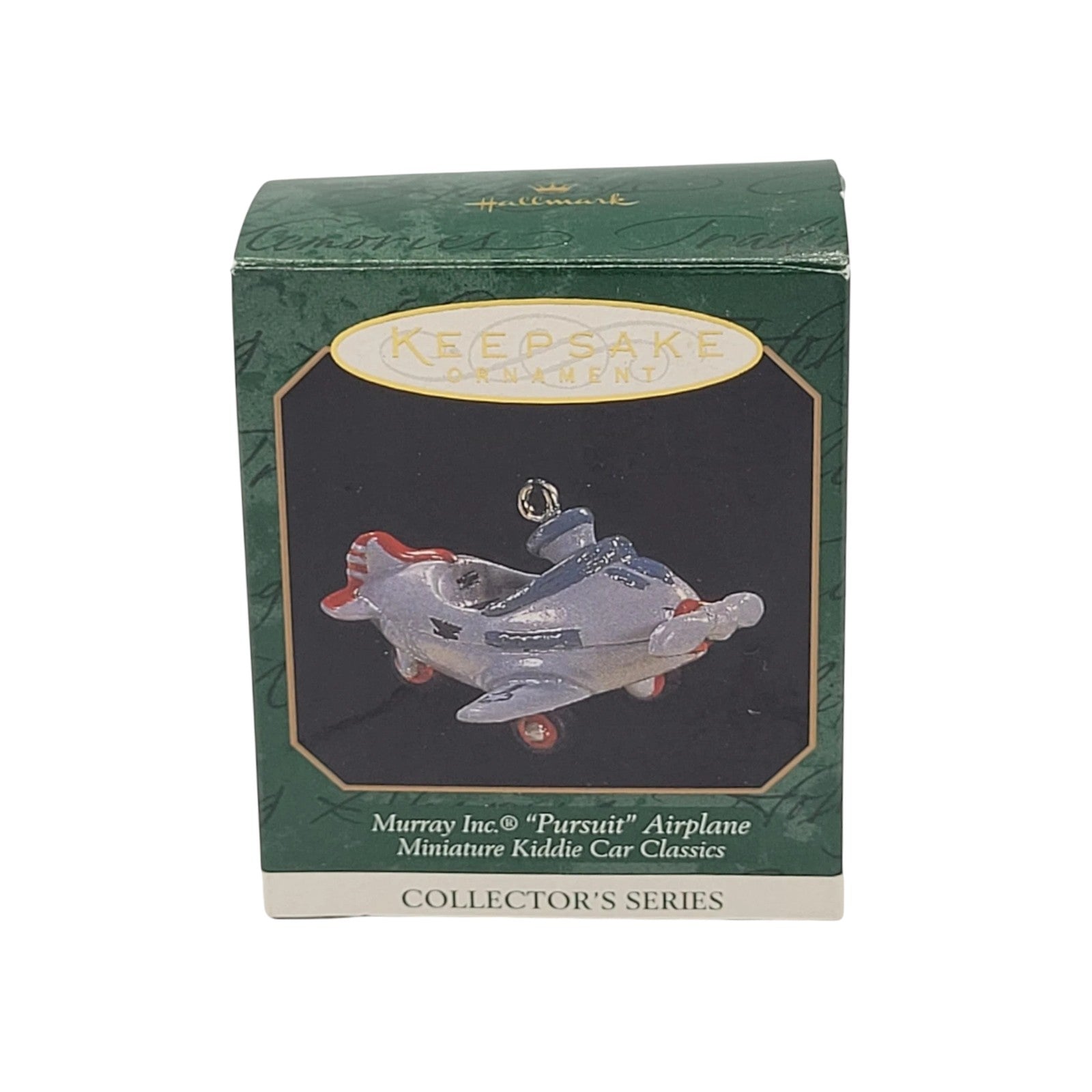 1997 Pursuit Airplane Hallmark Ornament (Miniature Kiddie Car Classics) QXM4132 Image2