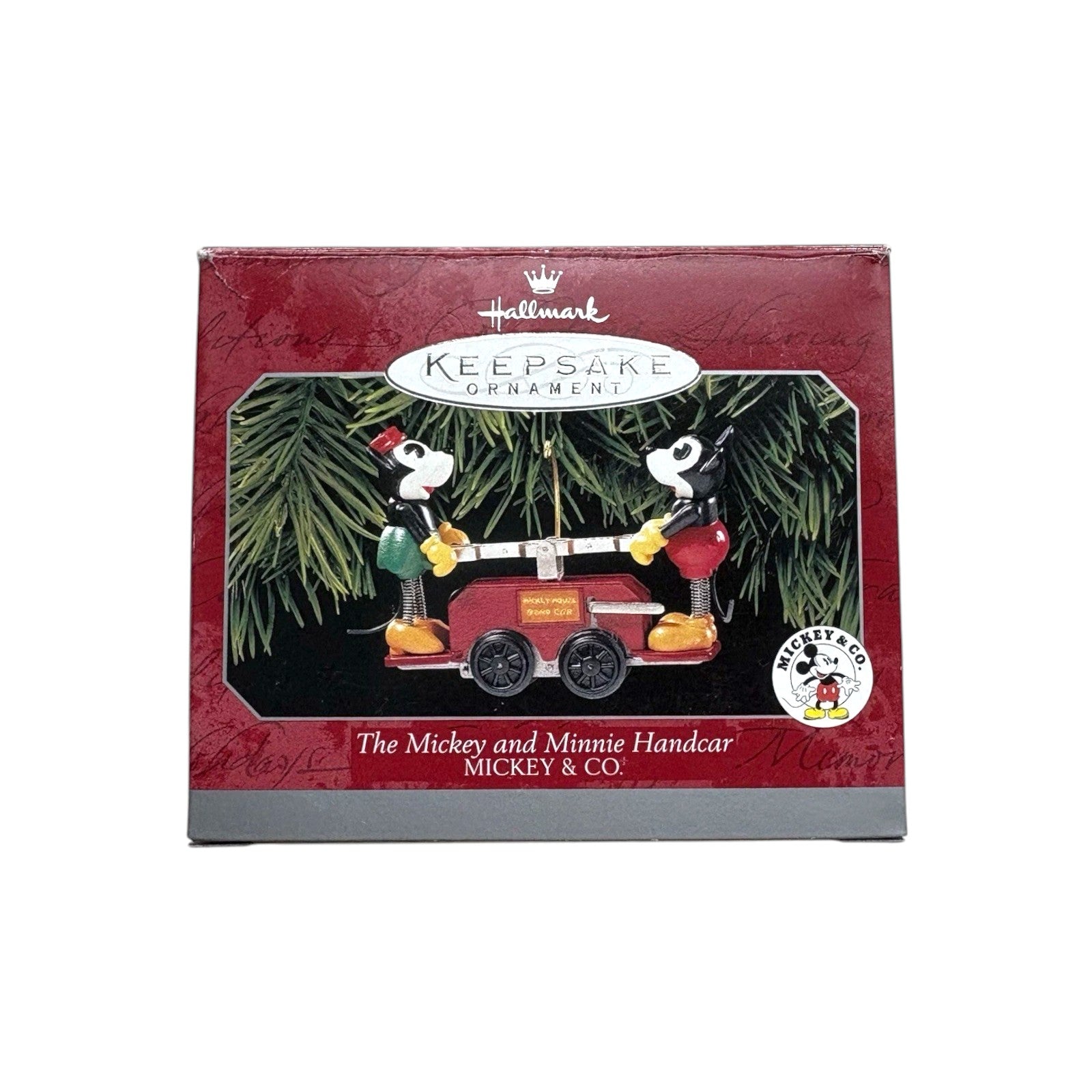 1998 Mickey and Minnie Hallmark Ornament (Mickey Mouse & Friends) QXD4116 Image2