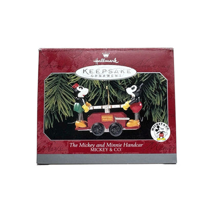 1998 Mickey and Minnie Hallmark Ornament (Mickey Mouse & Friends) QXD4116 Image2