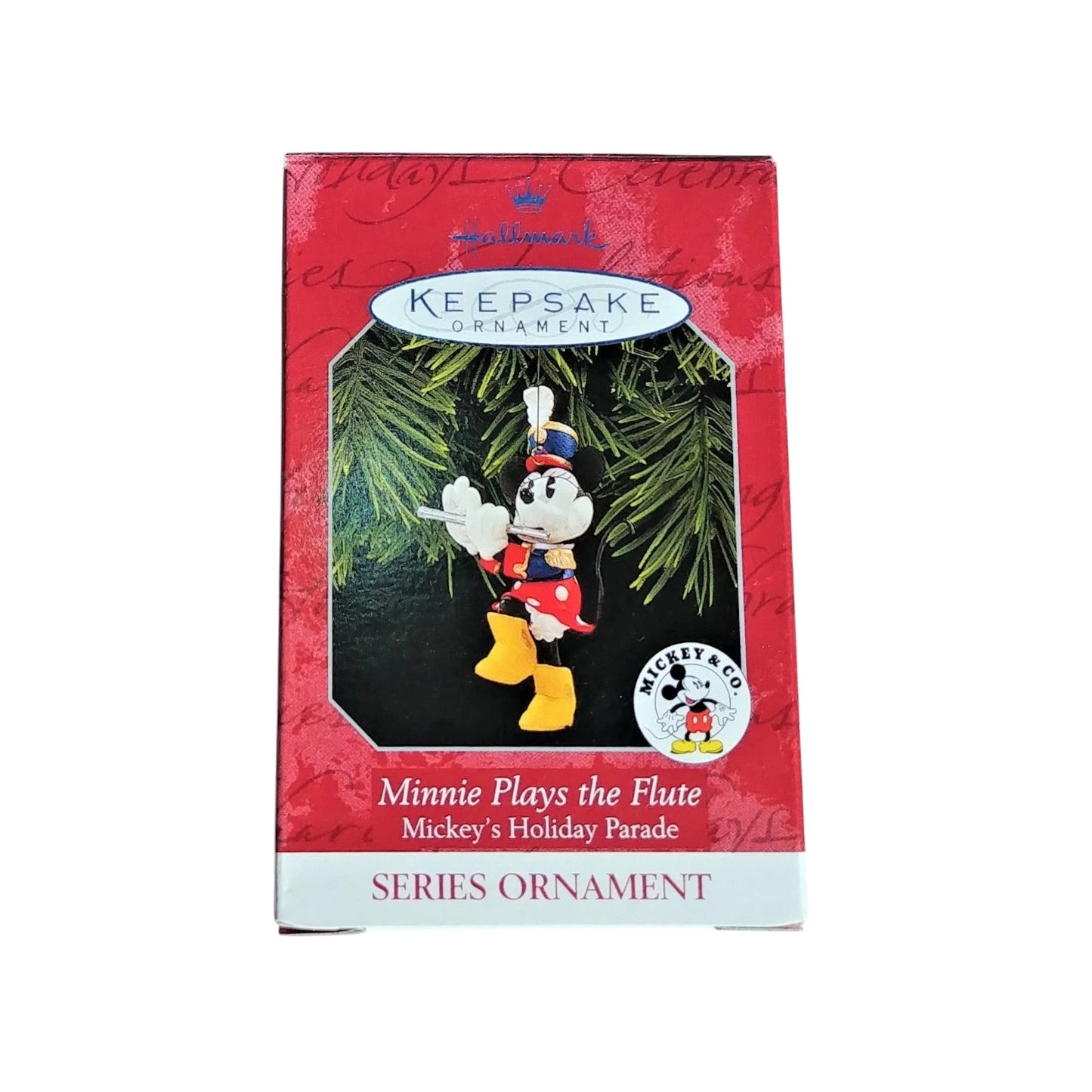 1998 Minnie Plays the Flute Hallmark Ornament (Mickey's Holiday Parade) QXD4106 Image2