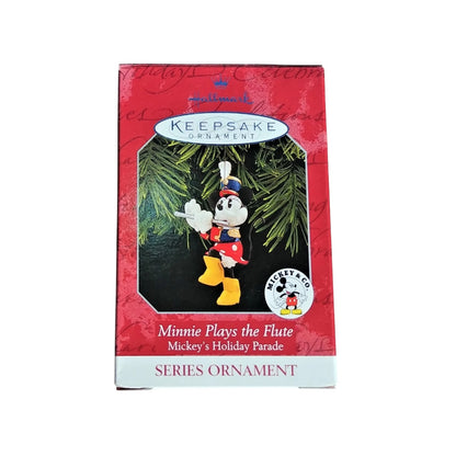 1998 Minnie Plays the Flute Hallmark Ornament (Mickey's Holiday Parade) QXD4106 Image2