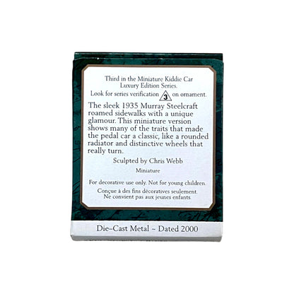 2000 1935 Steelcraft by Murray (Miniature Kiddie Car Luxury Edition)