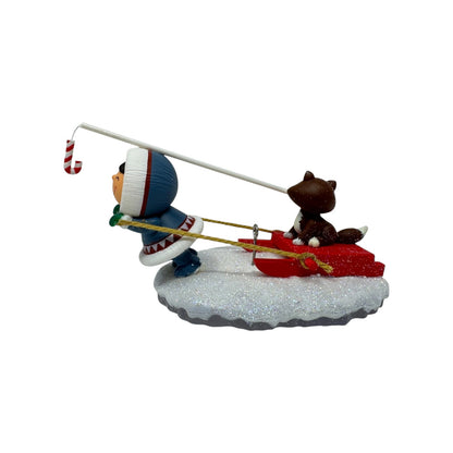 2017 Dog on Sled (Frosty Friends)