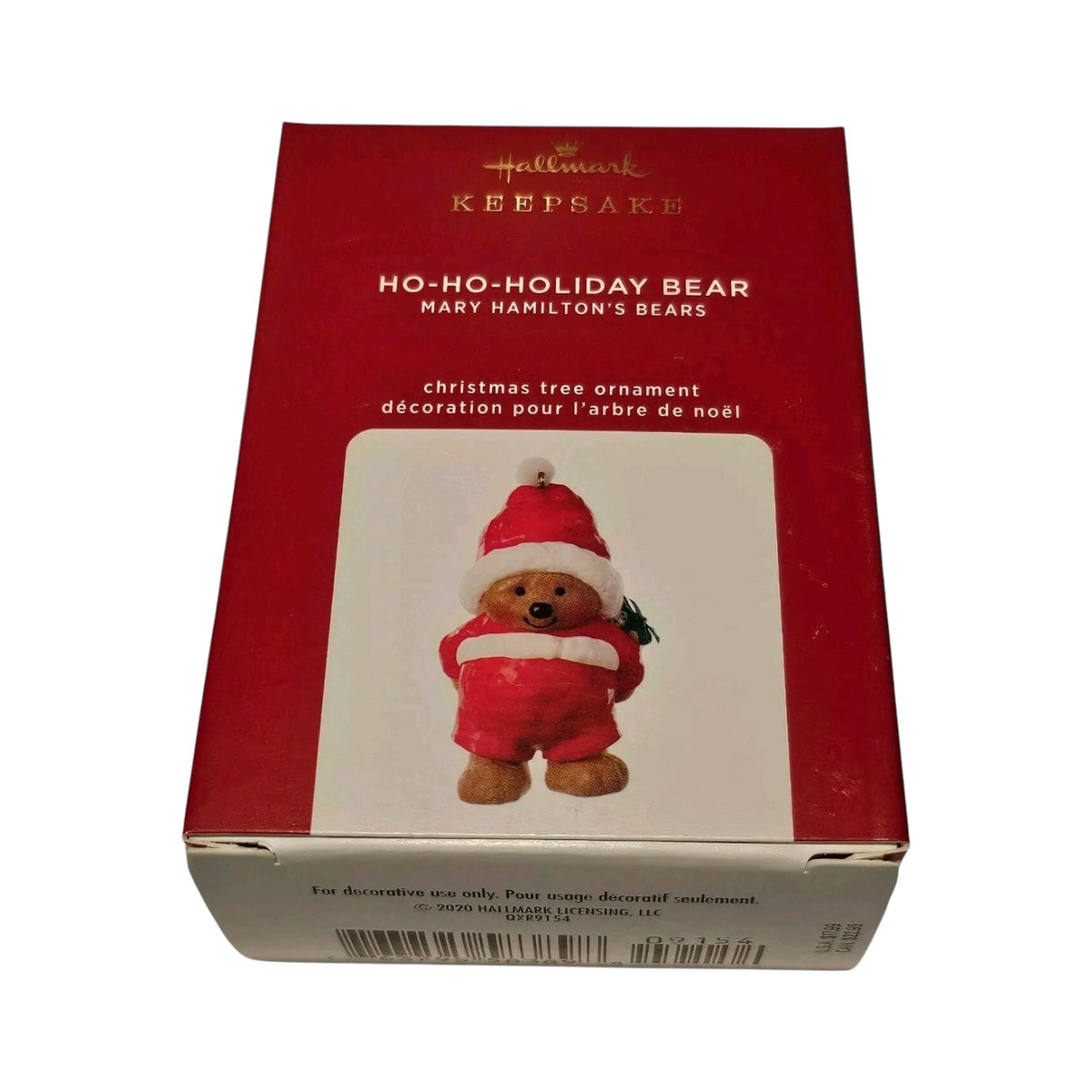 2020 Ho-Ho-Holiday Bear (Mary Hamilton's Bears)