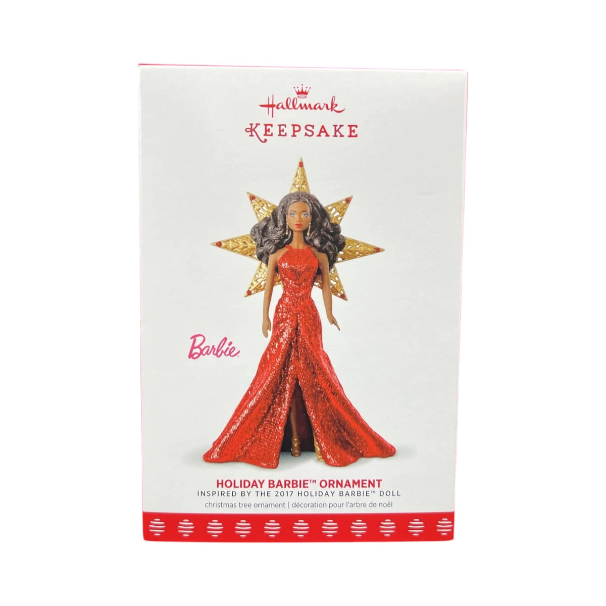 2017 Holiday Barbie Ornament - Inspired by the 2017 Holiday Barbie Doll (Barbie)