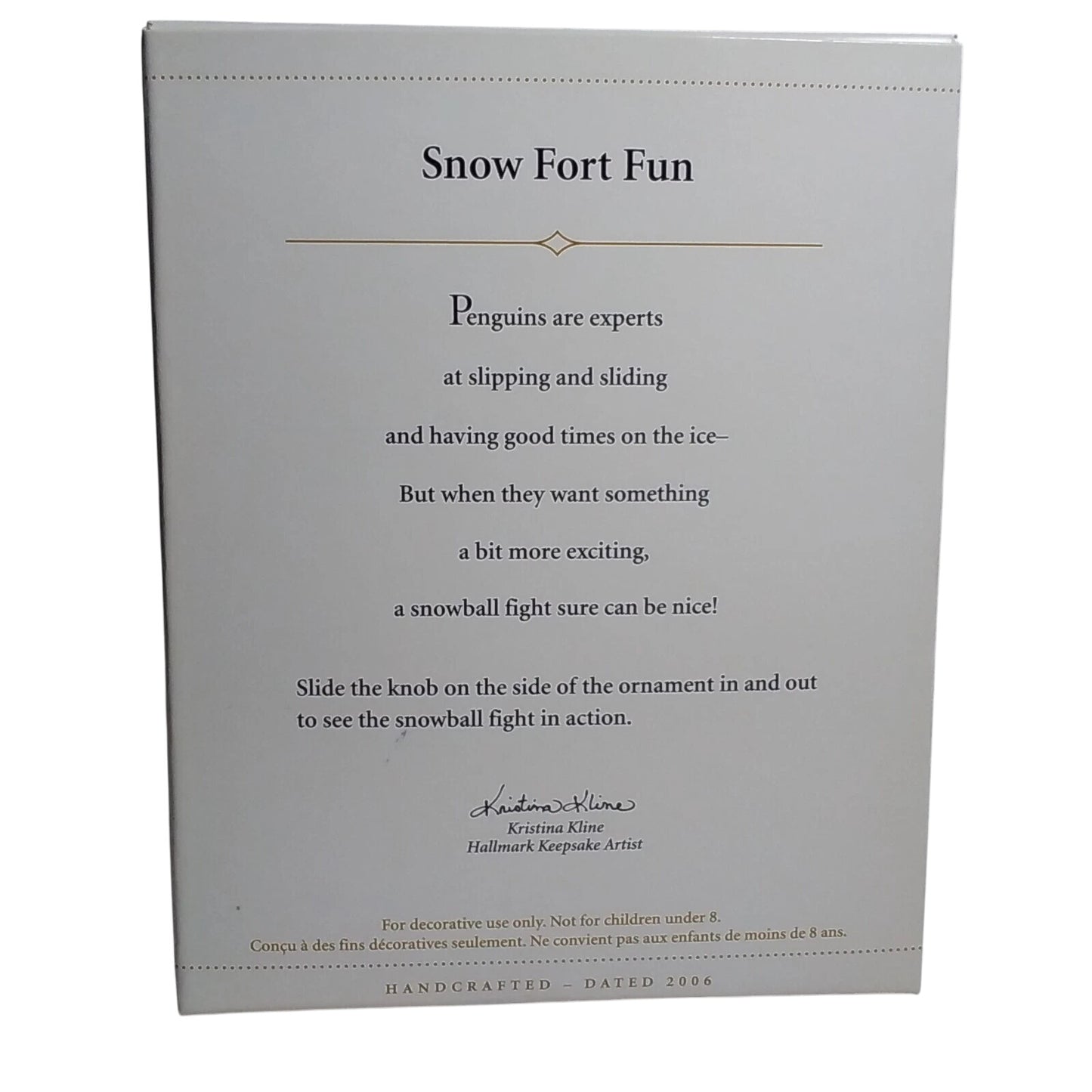 2006 Snow Fort Fun (Kris' Penguins)