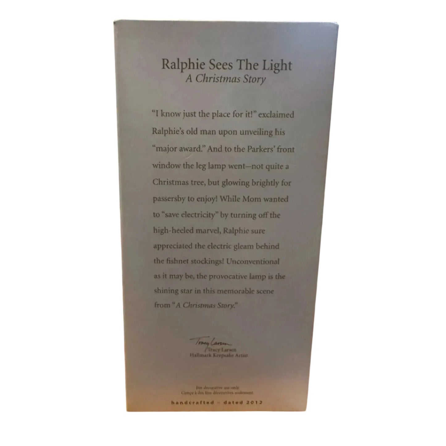 2012 Ralphie Sees The Light (A Christmas Story)