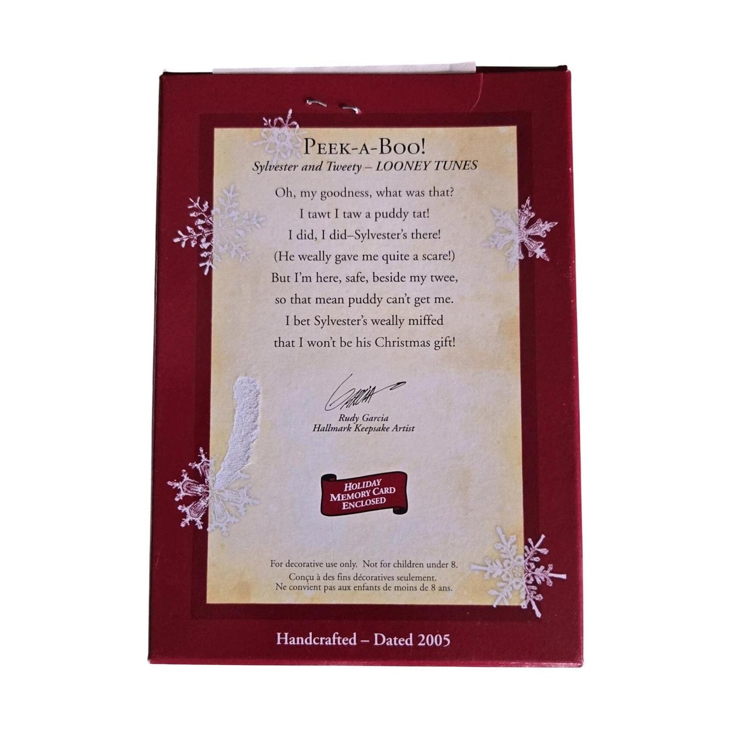 2005 Peek-A-Boo! (Sylvester and Tweety - Looney Tunes)