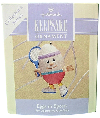 1993 Tennis Egg Hallmark Ornament (Eggs in Sports) QEO8332 Image2
