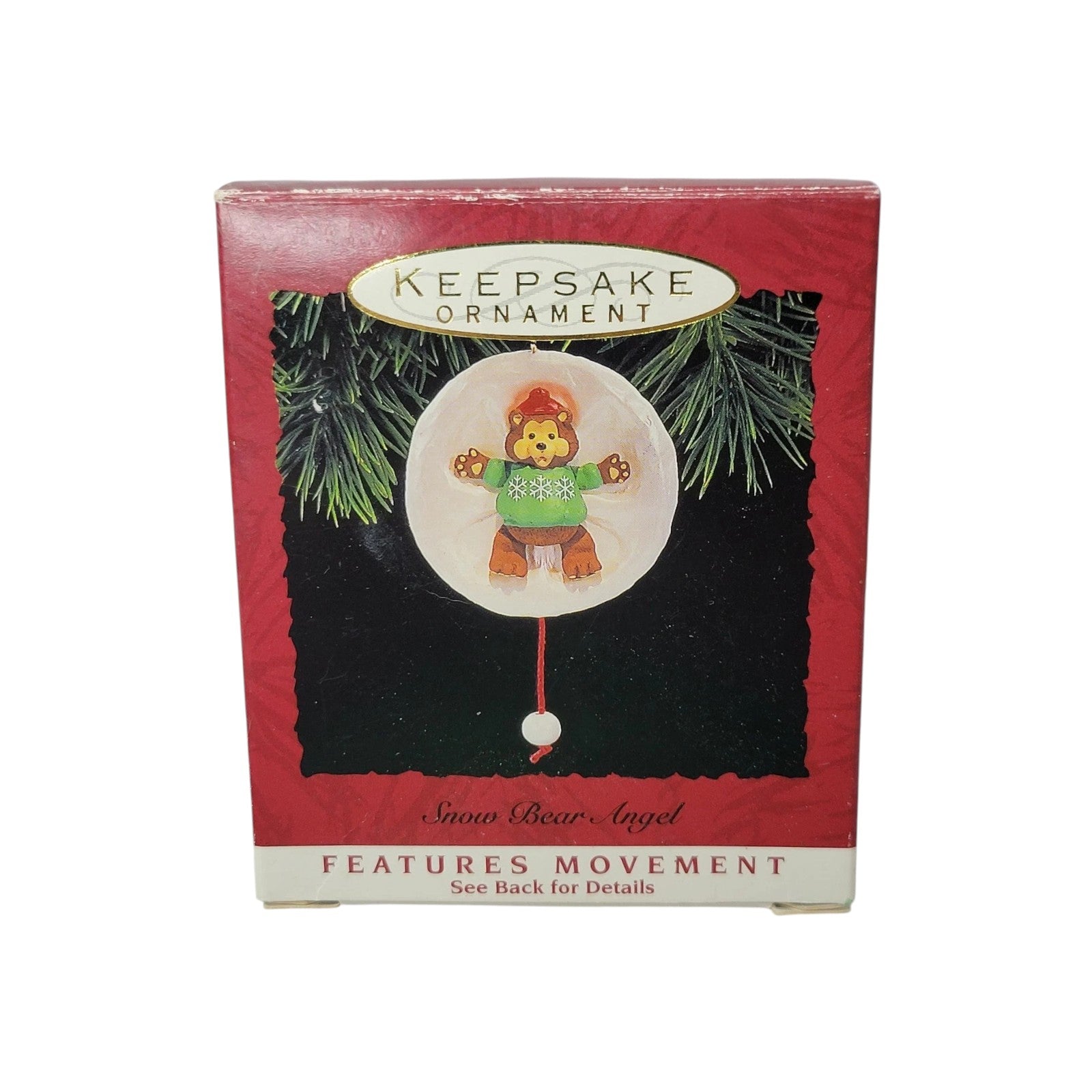 1993 Snow Bear Angel Hallmark Ornament (Teddy Bear) QX5355 Image2