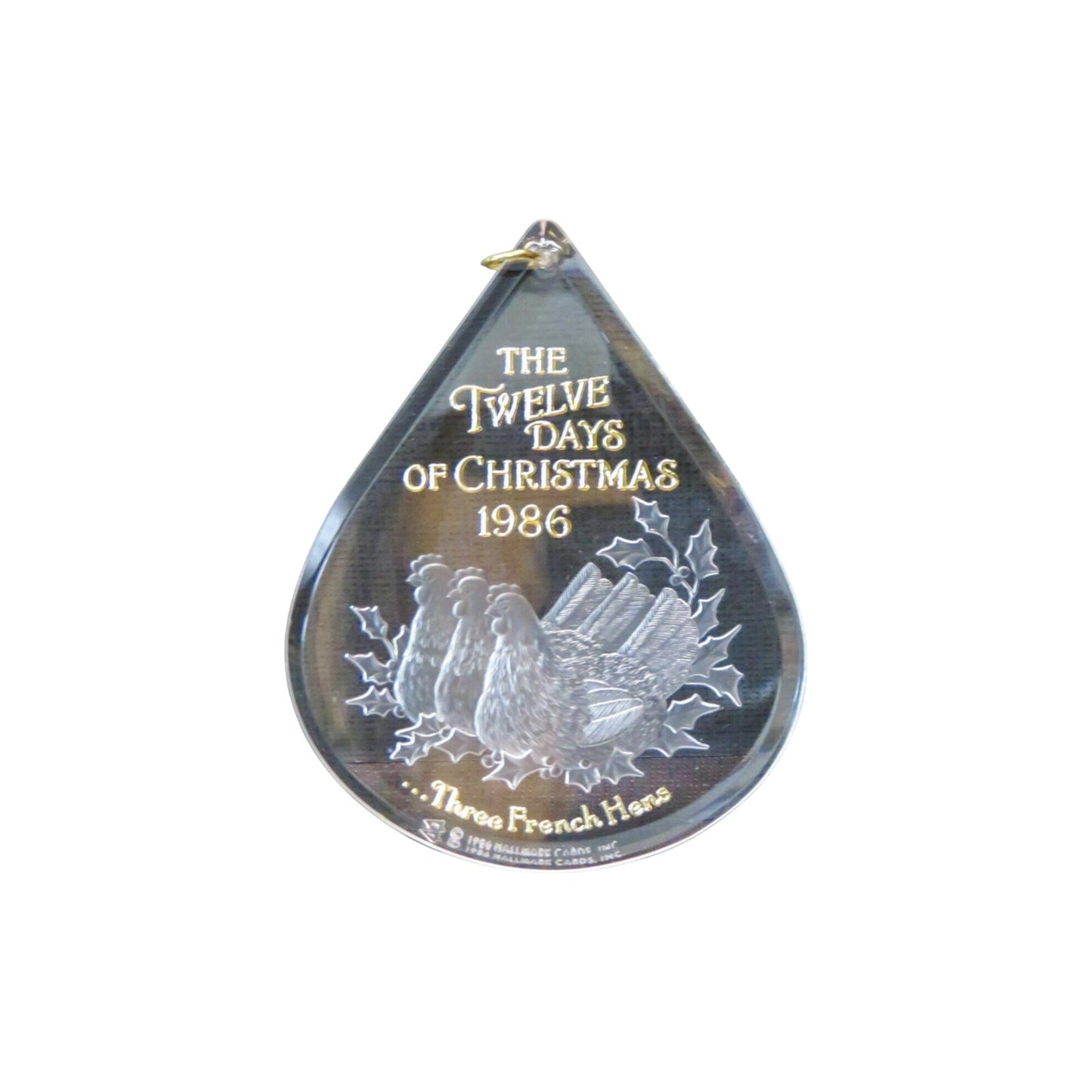 1986 Three French Hens (Twelve Days of Christmas)