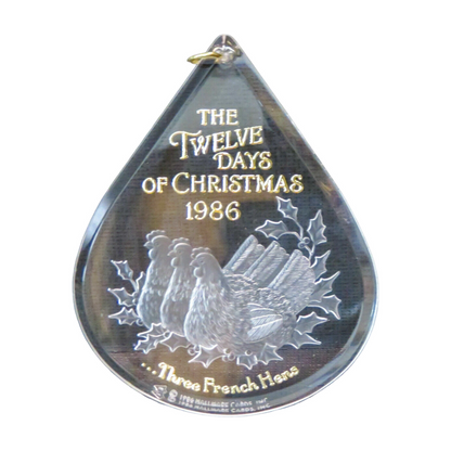 1986 Three French Hens (Twelve Days of Christmas)