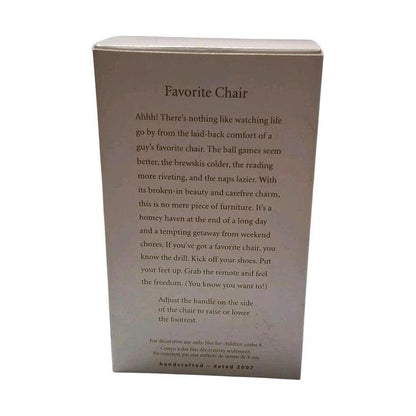 2007 Favorite Chair (Home)