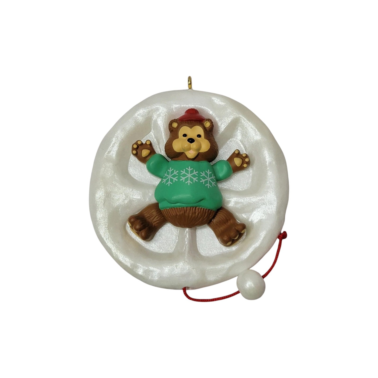 1993 Snow Bear Angel Hallmark Ornament (Teddy Bear) QX5355 Image3