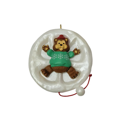 1993 Snow Bear Angel Hallmark Ornament (Teddy Bear) QX5355 Image3