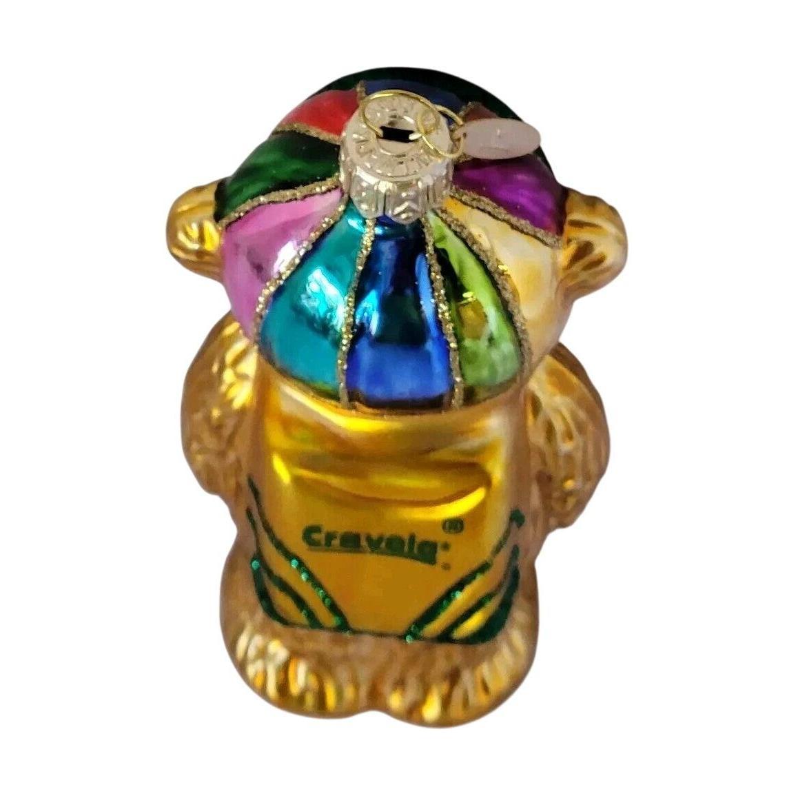 2000 Backpack Bear - Blown Glass (Crayola)
