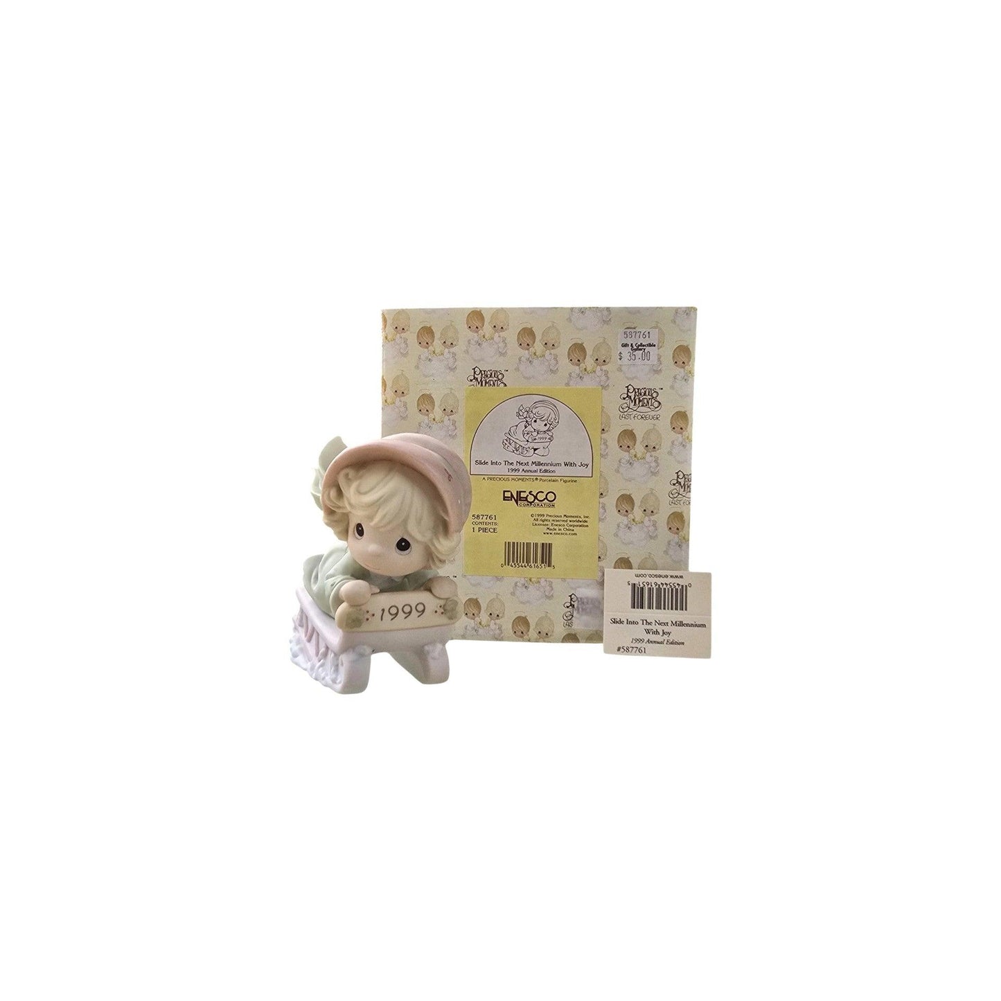 1999 Slide Into The Next Millennium With Joy (Precious Moments)