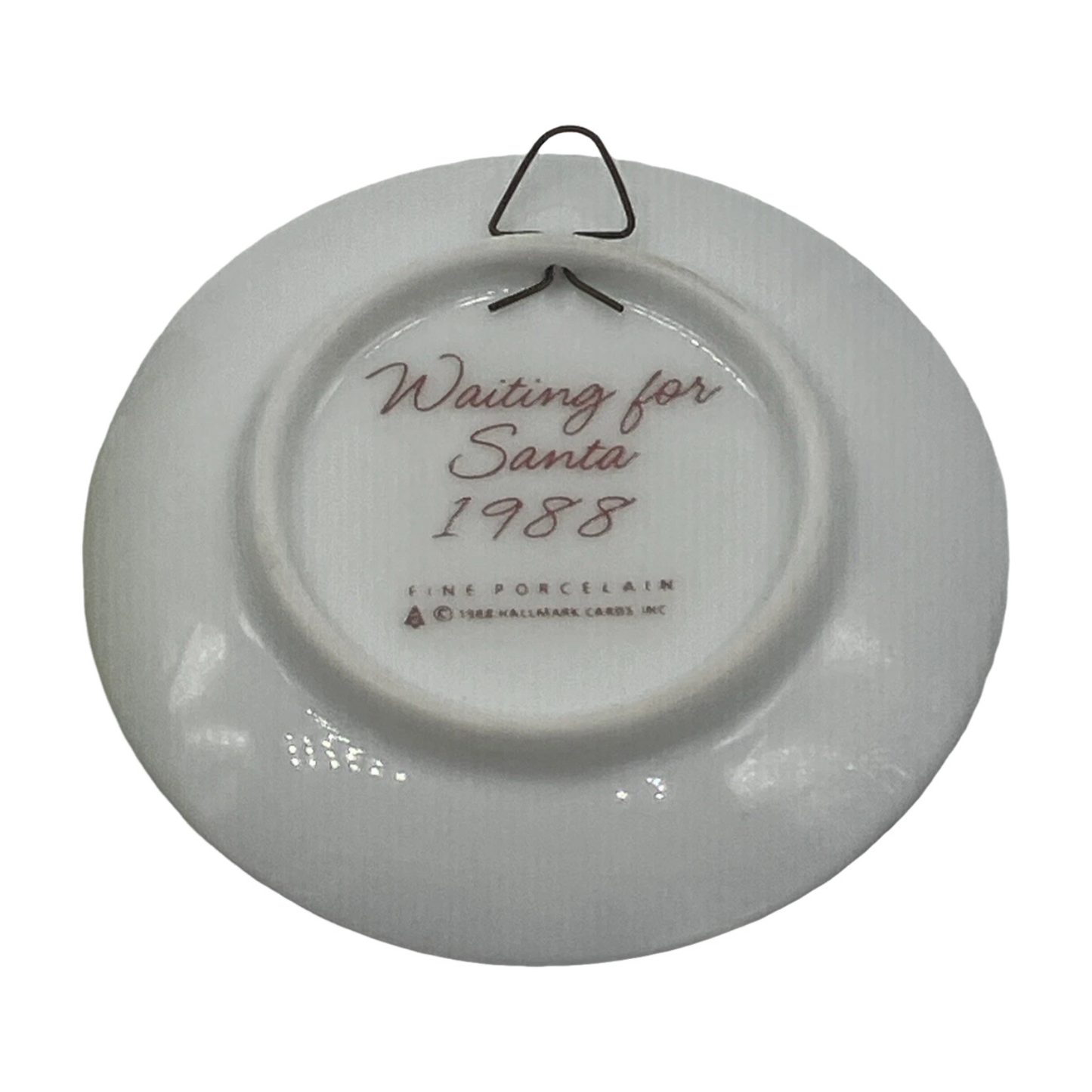 1988 Waiting for Santa (Collector's Plate)