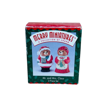 1996 Mr. and Mrs. Claus (Merry Miniatures)