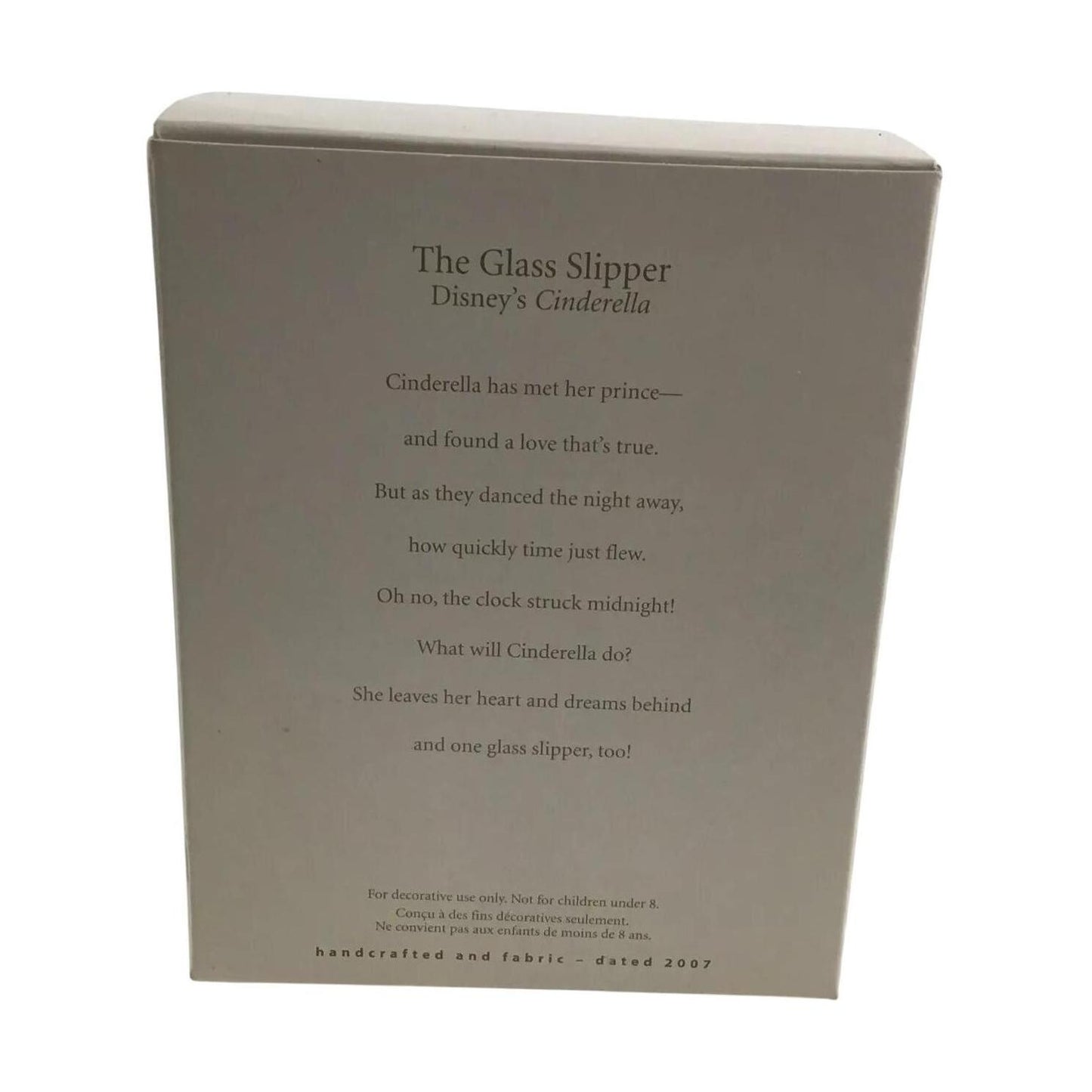 2007 The Glass Slipper (Cinderella)