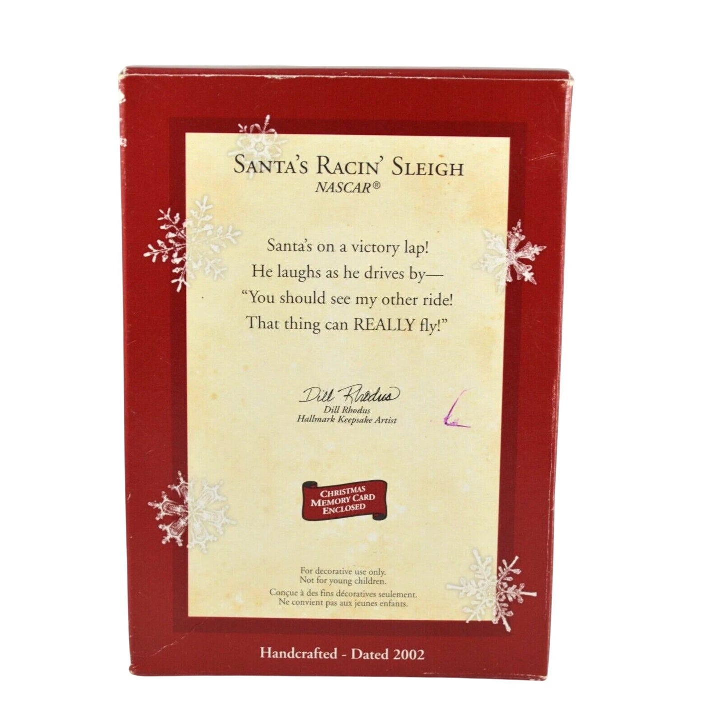 2002 NASCAR Santa in Sleigh (NASCAR)