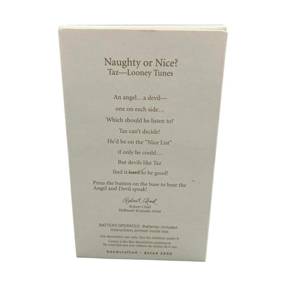 2008 Naughty or Nice? (Taz-Looney Tunes)