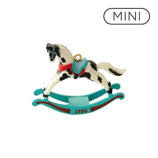 1990 Pinto - Turquoise Rockers (Miniature Rocking Horse)