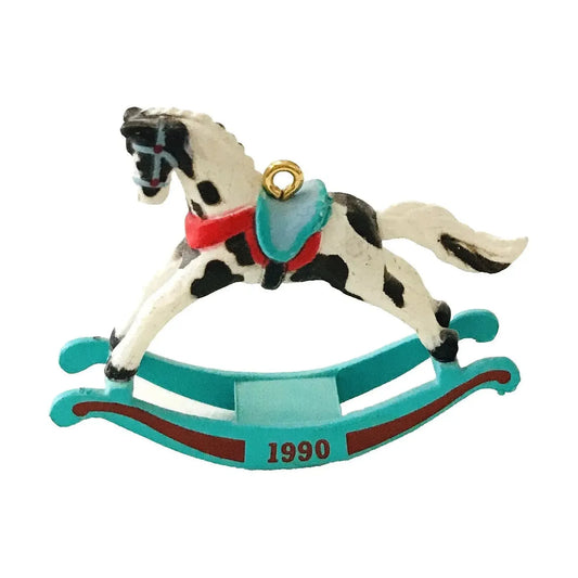 1990 Pinto - Turquoise Rockers (Miniature Rocking Horse)