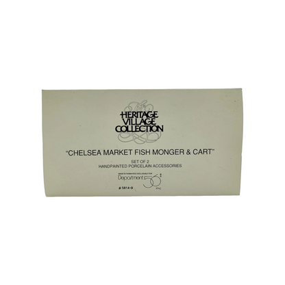 1991 Chelsea Market Fish Monger & Cart – Village Accessories (Set of 2)